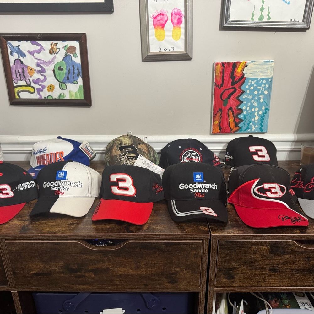 NWT Dale Earnhardt Sr. Racing Caps Collection
